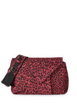 Cross Body Tas M Suzon Lopard Leder Paul marius Violet leopard P162930