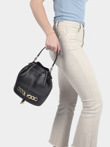 Bucket Bag Devon Leder Michael kors Zwart devon S2GDVS2L-vue-porte