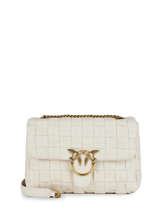 Cross Body Tas Love Bag Weave Pinko Beige love bag weave 1P22JW
