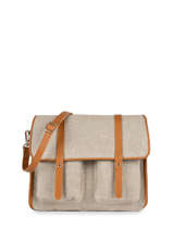 Cross Body Tas Fidele Craie Beige fidele L