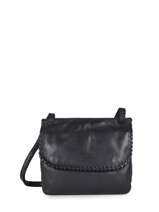 Cross Body Tas Utility Leder Basilic pepper Zwart utility BUTI05