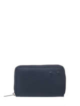 Portefeuille Leder Nathan baume Blauw classic 323N