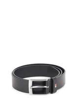 Herenriem Leder Tommy hilfiger Zwart belt AM08470