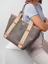 Schoudertas Maeve Leder Michael kors Bruin maeve T2G5VT3B-vue-porte