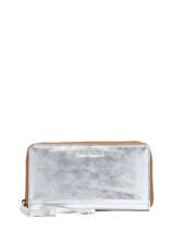 Portefeuille Charlotte Leder Paul marius Zilver vintage CHARLOTT