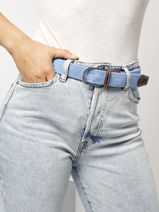 Ceinture Billybelt Blauw uni CM42-vue-porte