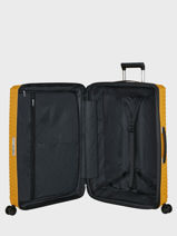 Harde Reiskoffer Upscape Samsonite Geel upscape KJ1003-vue-porte