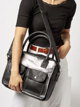 Documententas Dandy Argento Leder Paul marius Zilver argento DANDYARG-vue-porte