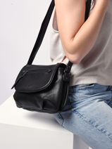 Cross Body Tas Gracieuse Hexagona Zwart gracieuse 315311-vue-porte