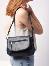Cross Body Tas Gracieuse Hexagona Blauw gracieuse 315311-vue-porte