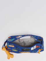 Pennenzak Oregon 1 Compartiment Stones and bones Blauw boys B-vue-porte