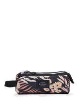 Pennenzak 2 Compartimenten Rip curl Zwart paradise LUTMY1PR
