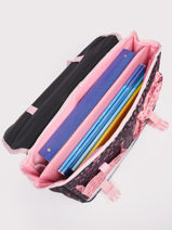 Boekentas 2 Compartimenten Rip curl Zwart ditsy LBPTM1DT-vue-porte