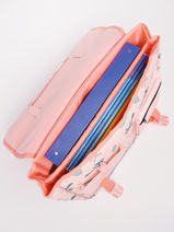 Boekentas 2 Compartimenten Rip curl Roze under the sea LBPSV1US-vue-porte