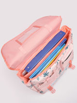 Boekentas Op Wieltjes 2 Compartimenten Rip curl Roze under the sea LBPSU1US-vue-porte