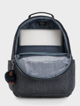 Rugzak 1 Compartiment Met 15" Laptopvak Kipling Blauw back to school KI5179-vue-porte