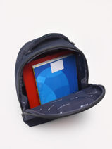 Rugzak Ralphie 1 Compartiment Jeune premier Blauw daydream boys B-vue-porte