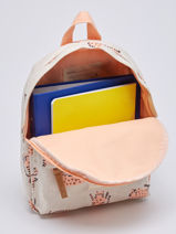 Rugzak 1 Compartiment Kidzroom Wit stories 2445-vue-porte