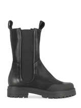 Boots Uit Leder Mjus Zwart women P82204