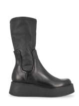 Boots Uit Leder Mjus Zwart women P78304