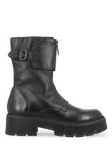 Boots Uit Leder Mjus Zwart women P83203