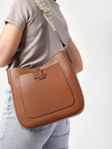 Cross Body Tas Cameryn Lauren ralph lauren Bruin cameryn 31859605-vue-porte