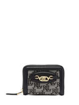 Compacte Portefeuille Kaden Leder Lauren ralph lauren Zwart kaden 32872650