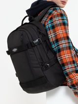 Rugzak 2 Compartimenten Met 15" Laptopvak Eastpak Zwart core series EK0A5BC6-vue-porte
