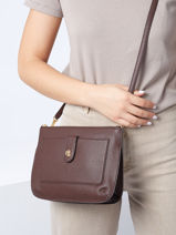 Cross Body Tas Jamey Leder Lauren ralph lauren Bruin merrimack 31862248-vue-porte