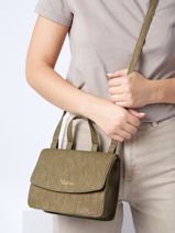 Cross Body Tas Coquelicot Kurk Woomen Groen coquelicot WCOL11-vue-porte