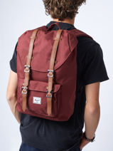 Rugzak 1 Compartiment Met 13" Laptopvak Herschel Rood classics 10020-vue-porte