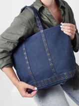 Handtas Cabas Cuir Leder Vanessa bruno cabas cuir 22V40409-vue-porte