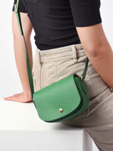 Longchamp Epure Cross bodytas Groen-vue-porte