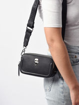 Cross Body Tas Karl lagerfeld Zwart k ikonic 215W3054-vue-porte
