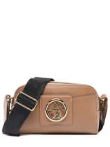 Cross Body Tas Roxane Leder Lancel Bruin roxane A12070