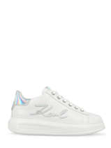 Sneakers Kapri Signature Uit Leder Karl lagerfeld Wit women KL62510A