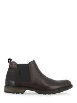 Chelsea Boots Uit Leder Bull boxer Bruin men 6933A