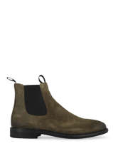 Chelsea Boots Pilot Uit Leder Schmoove Bruin men MIVS0441