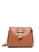 Cross Body Tas Caviar Leder Milano Bruin caviar CA19112
