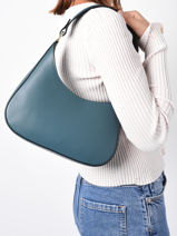 Schoudertas Mirage Leder Milano Blauw mirage MI21122-vue-porte