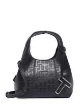 Handtas Juliette Leder Le tanneur Zwart juliette TJET1005