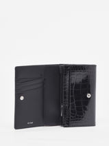 Portefeuille Met Overslagflap Leder Le tanneur Zwart emily TEMI3306-vue-porte