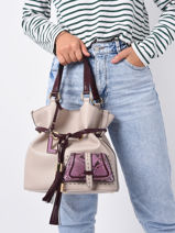 Bucket Bag M Premier Flirt Python Leder Lancel Veelkleurig premier flirt A11757-vue-porte