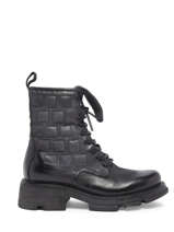 Boots Uit Leder As98 Zwart women A94208