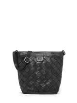 Cross Body Tas Heritage Leder Biba Zwart heritage LEI2L
