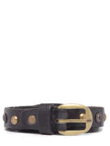 Damesriem Met Studs Whitney Leder Biba Zwart belt WHIT3A