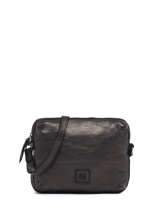 Cross Body Tas Heritage Leder Biba Zwart heritage BT20