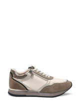 Sneakers Uit Leder Tamaris Beige women 29