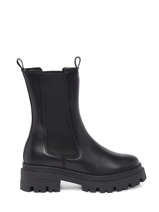 Chelsea Boots Uit Leder Tamaris Zwart women 29