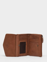 Portemonnee Smart Leder Basilic pepper Beige smart BSMA98-vue-porte